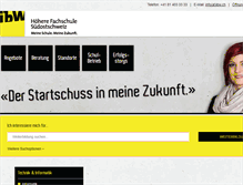 Tablet Screenshot of ibw.ch