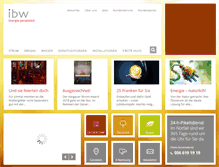 Tablet Screenshot of ibw.ag